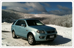 ford territory in the snow